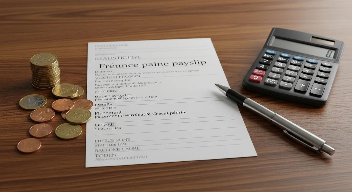 Calcul du SMIC en France sur une fiche de paie